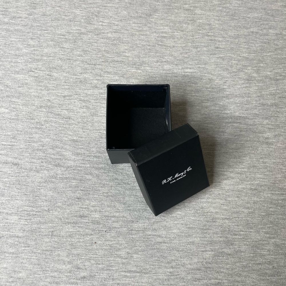 Macy’s 2” x 2.5” Black Jewelry Gift Box